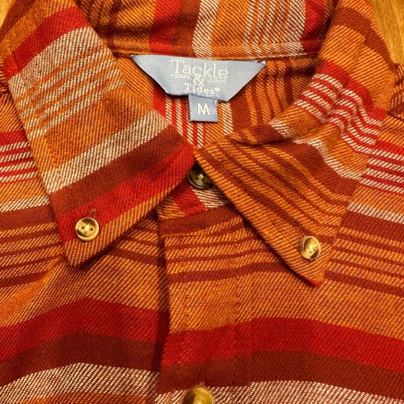 Tackle & Tides Harvest Flannel Shirt NWT - Picture 4 of 5